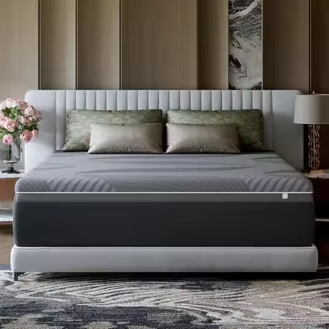 Novilla 14 Inch Queen Mattress, Queen Memory Foam Mattress with AiryFlow Cooling System for Cool Nig