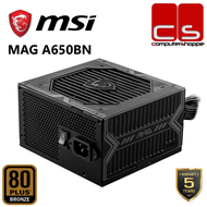 MSI MAG A650BN 80 Plus Bronze 650watt Power Supply
