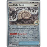 Pokemon Scarlet & Violet 151 Antique Helix Fossil [Reverse Holo] #153 Pokemon Scarlet & Violet 151