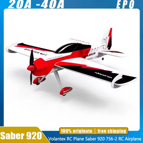 Volantex RC Plane Saber 920 756-2 EPO 920mm RC Airplane Wingspan 3D Aerobatic KIT/PNP Aircraft Child