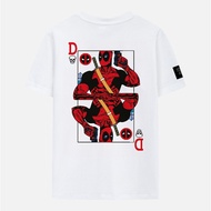 Boo Unisex Regular Cotton T-Shirt Printed Graphic Deadpool D Card