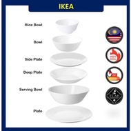 IKEA OFTAST Dinnerware Set/ Set Pinggan Putih