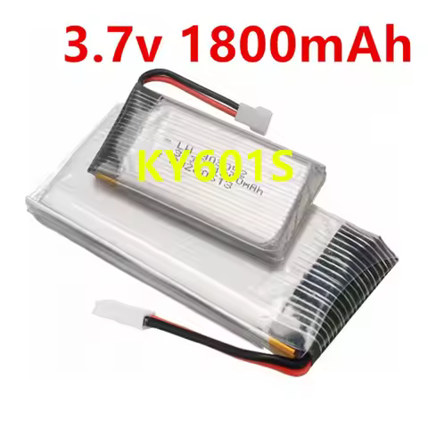 3.7V 1800mAh KY601S Mini Drone Battery with xh2.54 Plug for SYMA X5 X5S X5C X5SC X5SH X5SW M18 H5P H