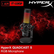 HyperX Quadcast S USB-C RGB Condenser Gaming &amp; Streaming Microphone For PC, PS4, Mac ( 4P5P7AA )