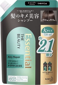 花王 Essential The Beauty 髮絲修護美學洗髮精 空氣感修護型 補充包 720ml