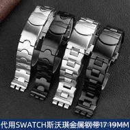 Alternative Swatch Swatch Watch YCS YAS YGS IRONY Men Women Stainless Steel Watch Strap 19 17mm