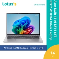 Acer Swift 14 AI SF14-61T-R5C2 WUXGA Silver Laptop (AI 9 365,32GB,1TB,14,W11)