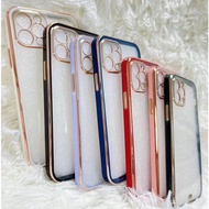 For OPPO Reno 6 5G Reno 7 5G Reno 7Z 5G Reno 8Z Reno 8 5G A96 5G 4G A76 A57 A17 A94 4G F19 Pro New two color electroplated transparent protective cover for mobile phone case