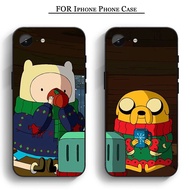 LH7 Adventure Time Friend iPhone 13 14 15 16 Pro Max Plus Mini 16E Soft Case
