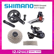 Shimano Ultegra R8000 Groupset Road Bike 2x11 Speed R8000 Crankset Front Rear Derailleur Cassette Ch