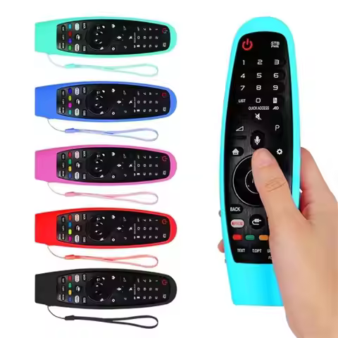 Protective Silicone Case for LG TV AN-MR600 650 diy AN-MR18BA MR19BA Remote Control Cover Shockproof