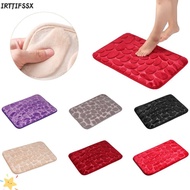 IRTJIFSSX 40*60cm Bath Mat Feet Pad Pebbles Floor Bathtub Doormat