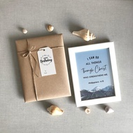 Philippians 4:13 | I can do all things | Bible verse | Wall Decor | Christmas Baptism Christening Fa