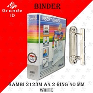 Bambi BINDER 2123M A4 2 RING 40MM INSERT RING BINDER