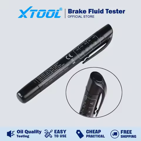 2026 Brake Fluid Tester Pen Auto Testing Dot 3, Dot4, Dot5 Brake Fluid Check The Car Brake Oil Quali