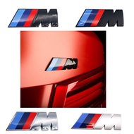 M Series โลโก้โลหะสติกเกอร์ตรารถยนต์ Chrom สำหรับ BMW E46 E39 E38 E90 E60 E36 F30 F30 E34 F10 F20 E92 E38 E91 E53 E70 X1 X5 X3 X6M โลโก้รถที่มีสไตล์สติกเกอร์