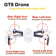 GT8 Drone 4K Brushless Drone Original Motor Arm Spare Part GT8 Front / Rear Motor Arm with Engine Pa