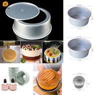 2/4/6 Inch Aluminum Alloy Removable Round Bread Baking Bottom Cake Pan Mold Detachable Mould Tray Tools