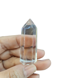 แท่งเสา ปริซึม เคลียร์ควอตซ์  clear quartz  (4-5cm)