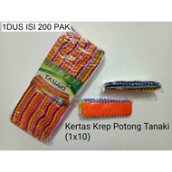 Cut Crepe Paper / Drawstring Crepe Paper / Sewing Crepe / Sewing Scraper