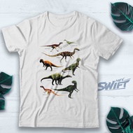 DINOSAUR SPECIES VINTAGE RETRO 80s T-SHIRT DINO DINOSAURS TSHIRT DISTRO CLOTHES