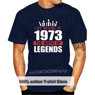 Cotton Vintage The Birth O Legends 1973 T Shirt Men 40Th 50Th Anniversary Birthday Gift Retro Tee 10