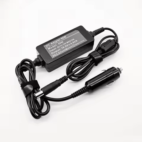 90W 65W 19.5V 4.62A DC Car Adapter Charger for Dell Latitude 2100 D630 E6400 PP27L E6410 E4300 E6400
