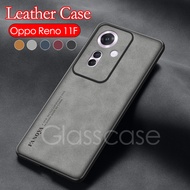 Oppo Reno 11F Casing For Reno 11 F pro 11F 11pro Reno11 Reno11pro 5G Sheepskin Leather Phone Case Lens Protection Fashion Casing Shockproof Soft Back Cases Cover