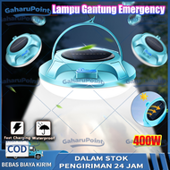 Lampu Gantung Emergency UFO Solar Panel Camping Lamp 400w/lampu emergency tahan 24 jam lampu emergen