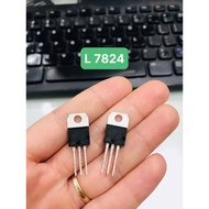 Set of 5 voltage regulator ICs 7824