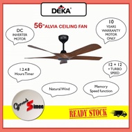 DEKA FIERO ALVIA 56" Premium DC Motor 24 Speed ceiling Fan with remote control