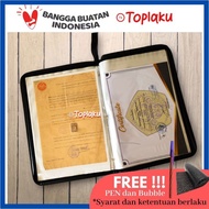 Keeper Air Clear Ijazah Resleting Anti File Folder Kulit Organizer Map