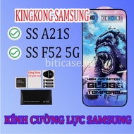 Cheap blue kingkong tempered glass samsung a21s / f52 5g (o23)