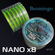 สาย PE ถัก 8 Benmingo NANO X8 ความยาว 100 เมตร สายเคลือบ wax