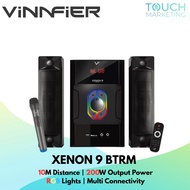 Vinnfier Xenon 9 BTRM 2.1 Speaker System With Bluetooth & Karaoke 200w
