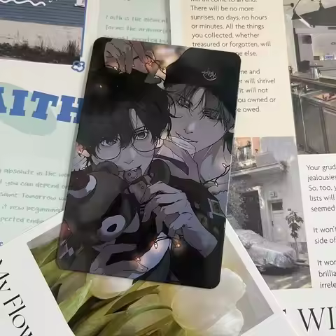 New BL Comics Yun Duan Zhi Lian Small Card Ha-na,Hyun-woon HD Photocard Postcard Fans Friends Decora