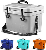 Cubix Outdoors Viva 14QT On-The-Go Portable Hard Cooler Ice Chest | Everyday, Beach, Sports, Gatheri