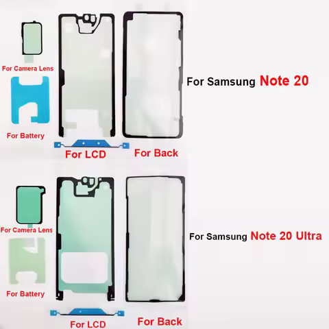 For Samsung Galaxy Note 20 Note 20 Ultra SM-N985 SM-N986 4G/5G LCD Screen Back Battery Cover Camera 