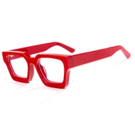 Cross-Border European American Fashionable Plate Glasses Frame Unique Exaggerated Style Plain Glasse