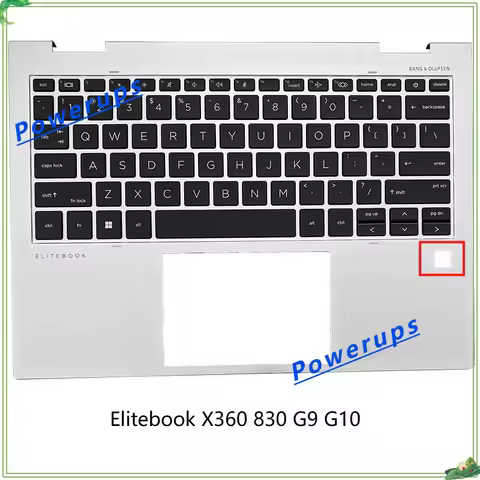 Laptop/Notebook US/UK Backlight Keyboard Upper Palmrest Case/Cover/Shell For HP EliteBook X360 830 8