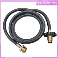 [PerfeclanMY] Propane Adapter with Hose, Gas Tank Connector 1lb to 20lb Converter, Portable Propane 