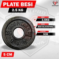 [5 CM] 2.5 KG Iron Barbell Plate / Iron / Plate Fitness/ Gym/
