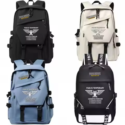 Warhammer 40K Peripheral Large Capacity Backpack Game Peripheral Design Travel Student Backpack Tren