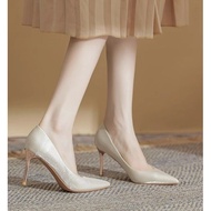 JA5 Kasut Perempuan Heels / Stilettos Heels High Heels 6cmWhite High Heels / 8cmStiletto Heel High H