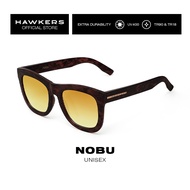 HAWKERS Dark Carey Gold Gradient NOBU แว่นกันแดด ป้องกัน UV400 แฟชั่น Unisex สินค้าอย่างเป็นทางการที่ออกแบบในสเปน NOB10AF