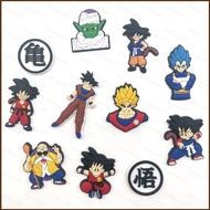 Dragon Ball Anime Shoes Charms Pins Jibbitz Son Goku Bulma DIY Cartoon Blade Shoes Decorations