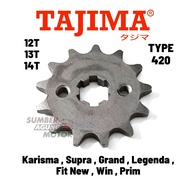 Front Gear 420 12T 13T 14T Karisma Supra Legenda FIT New Prima Good Quality Tajima