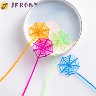 JEROMY 10pcs Sticky Spider Web Party Decorations Funny for Children Pinata Fillers Birthday Gift Hal