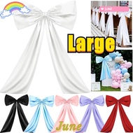 JUNE1 Big Coquette Bow, Hanging Large Giant Bowknot,  Satin Ribbon Bow Decoration Birthday Party