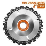 Chain Carving Disc 15-22 Gerigi Mata Gerinda Potong Kayu Chainsaw Ukir Rantai 4 Inch - 6522